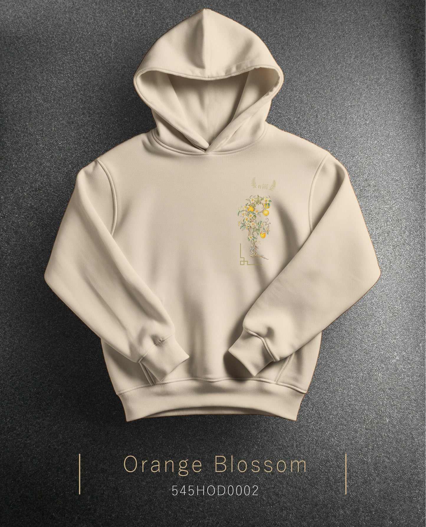 Orange Blossom Hoodie (Kapüşonlu Sweatshirt) (2 Renk)