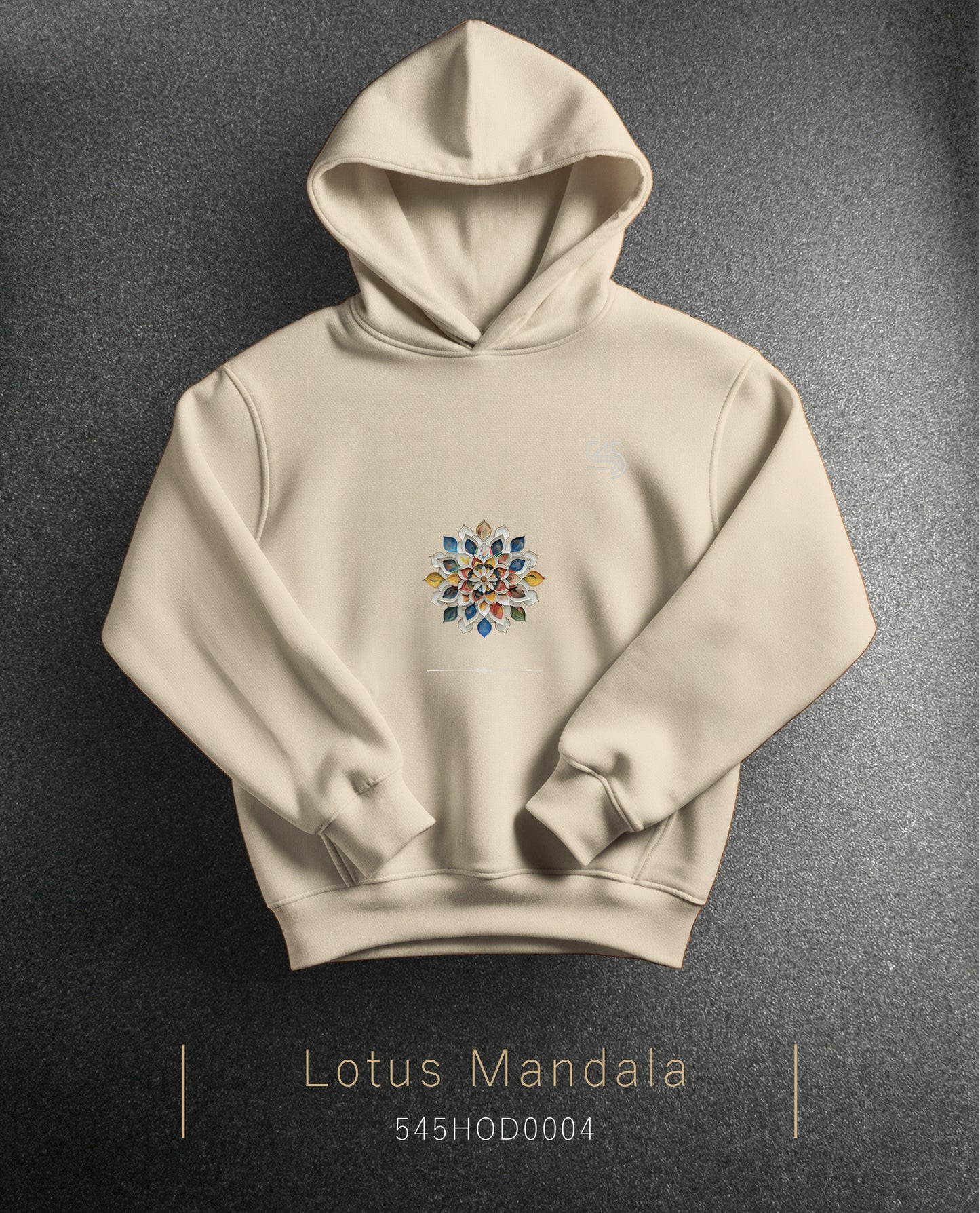 Lotus Mandala Hoodie (Kapüşonlu Sweatshirt) (2 Renk)