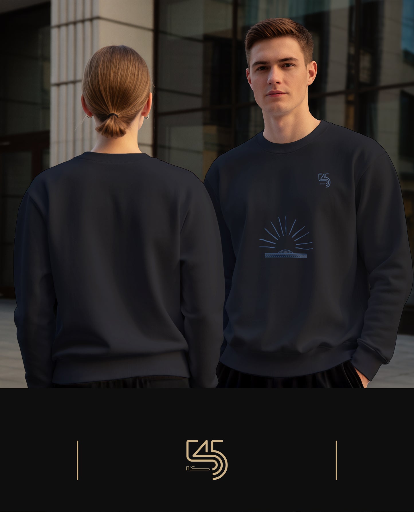 Blue Sun Sweatshirt (2 Renk)