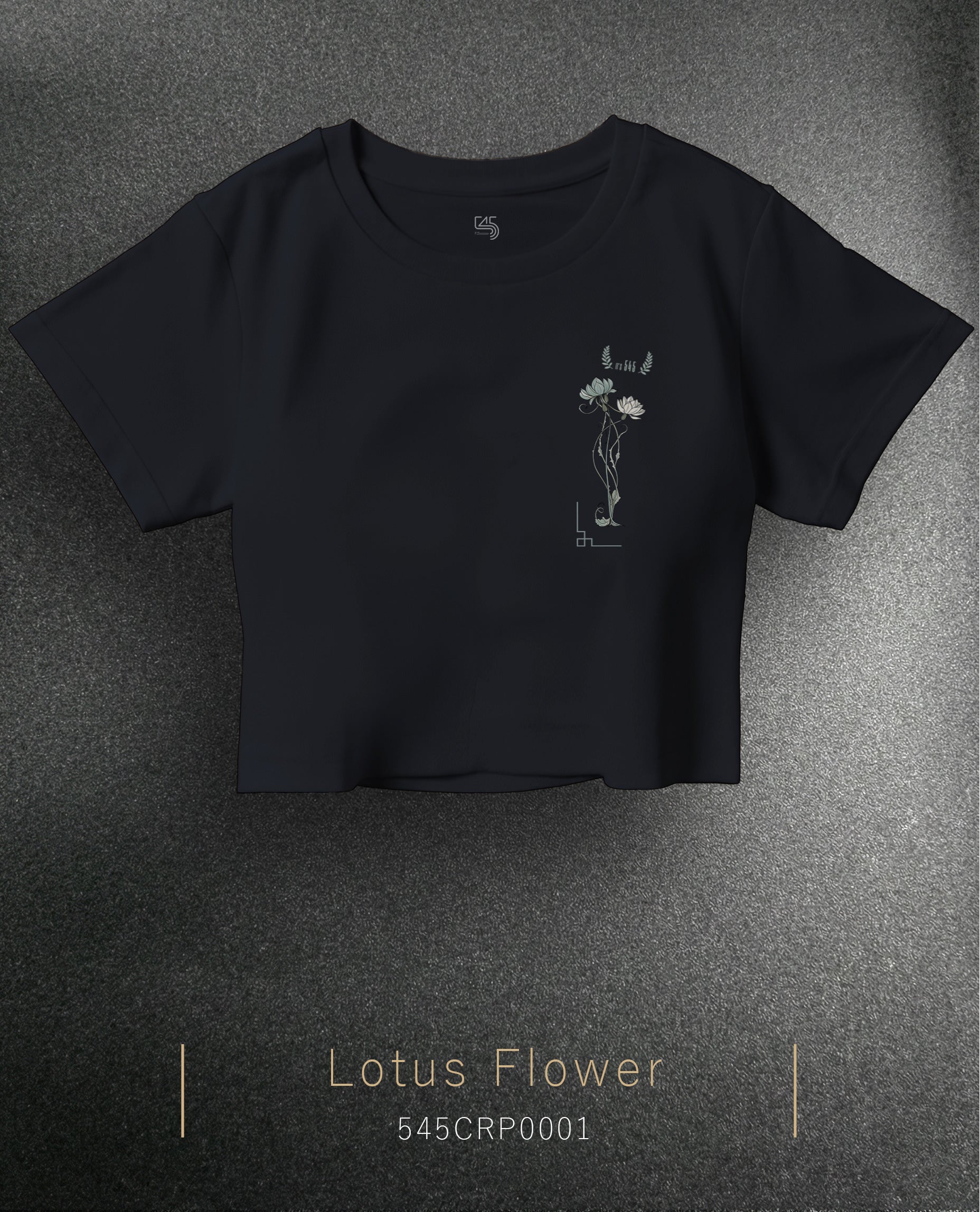 Lotus Flower Crop Size T-Shirt (Tişört) 5 Renk