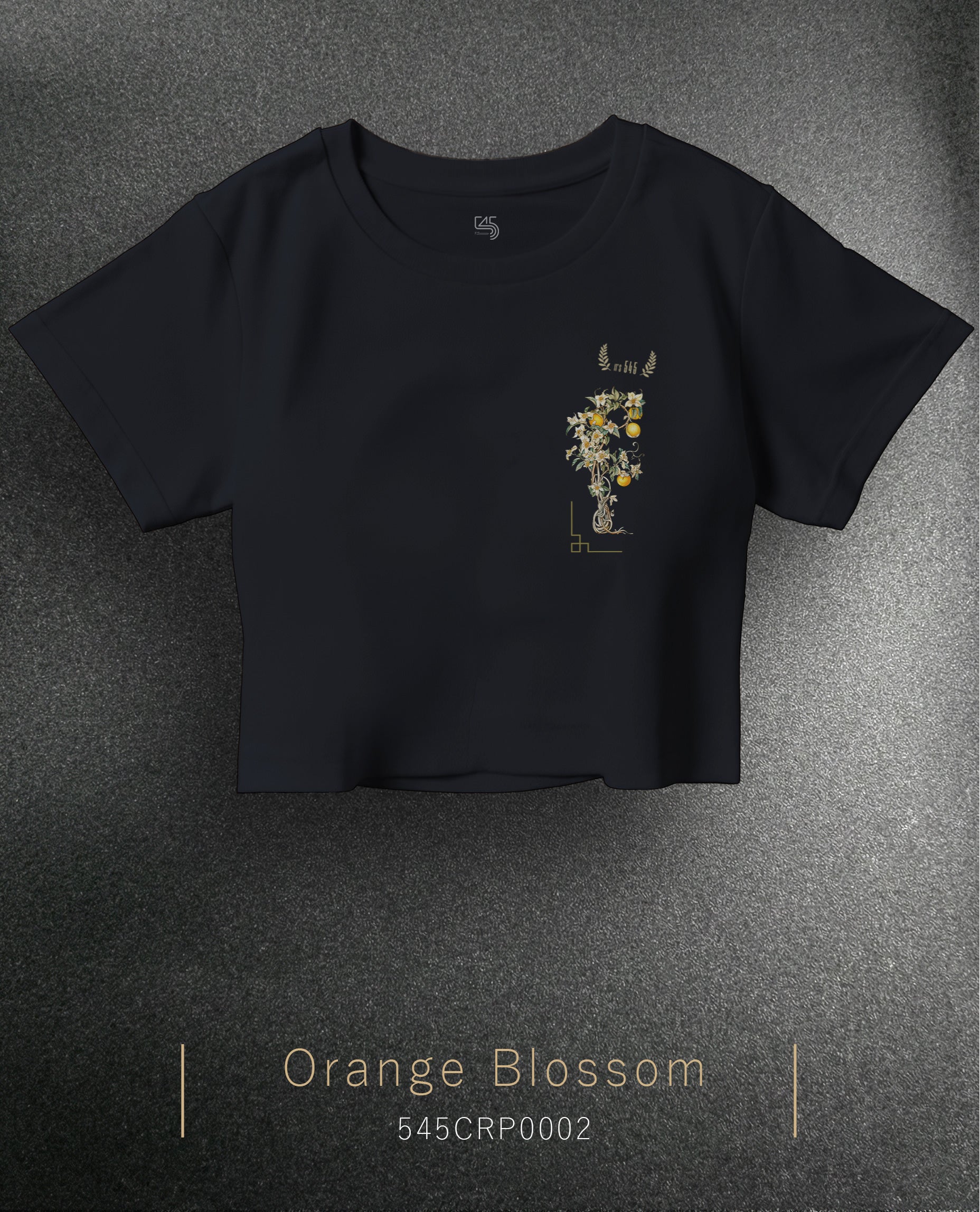 Orange Blossom Crop Size T-Shirt (Tişört) 5 Renk