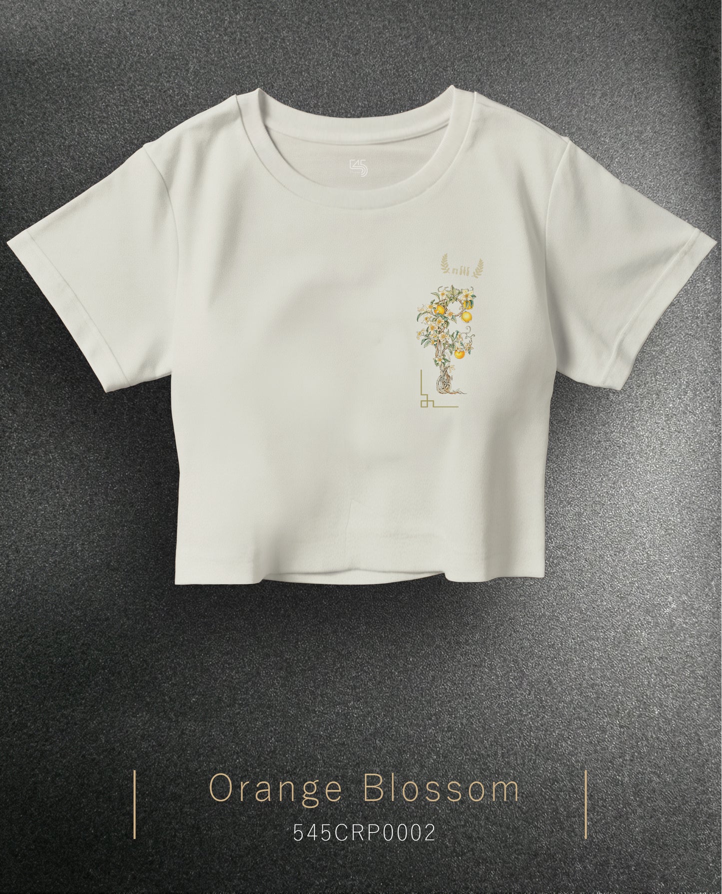 Orange Blossom Crop Size T-Shirt (Tişört) 5 Renk