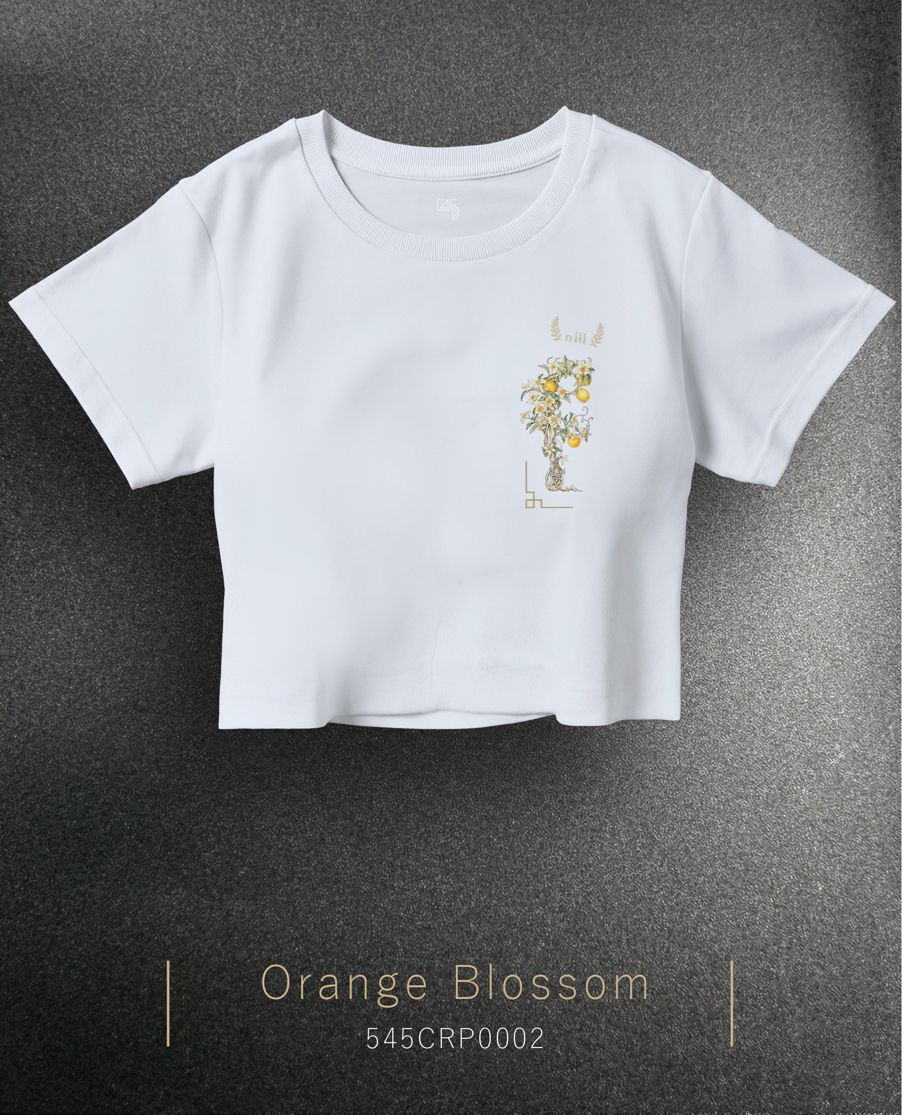 Orange Blossom Crop Size T-Shirt (Tişört) 5 Renk