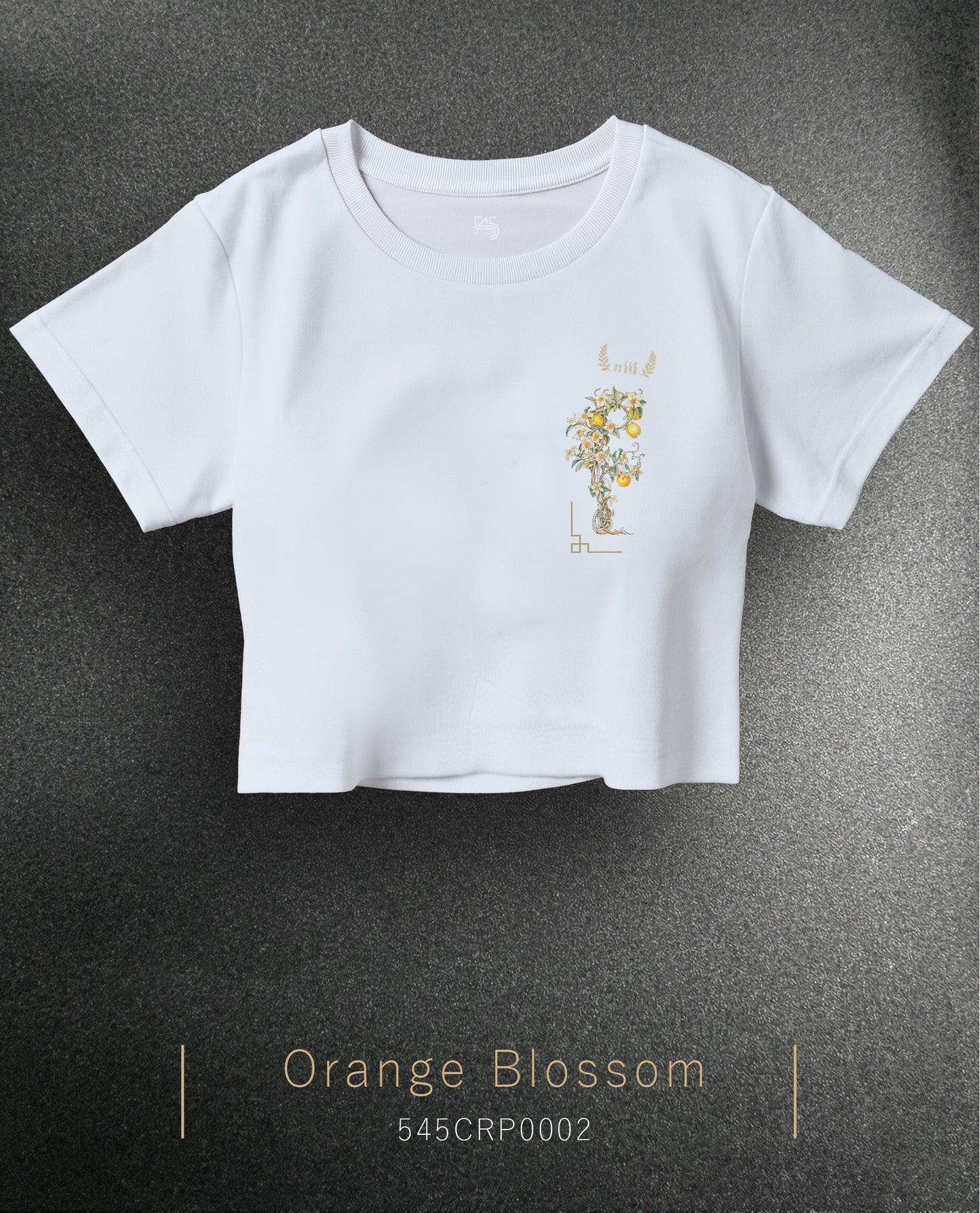 Orange Blossom Crop Size T-Shirt (Tişört) 5 Renk