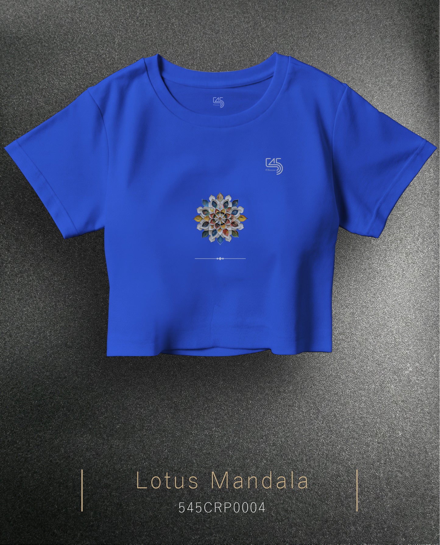 Lotus Mandala Crop Size T-Shirt (Tişört) 5 Renk