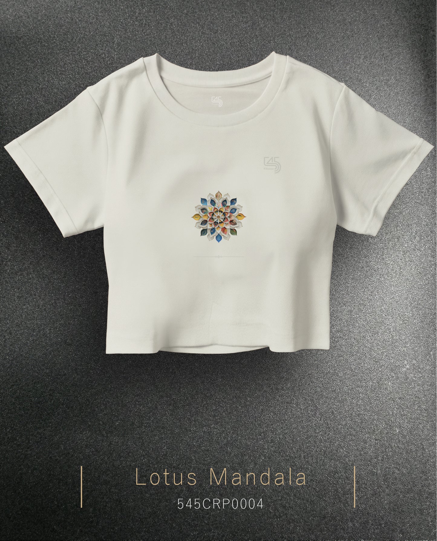 Lotus Mandala Crop Size T-Shirt (Tişört) 5 Renk