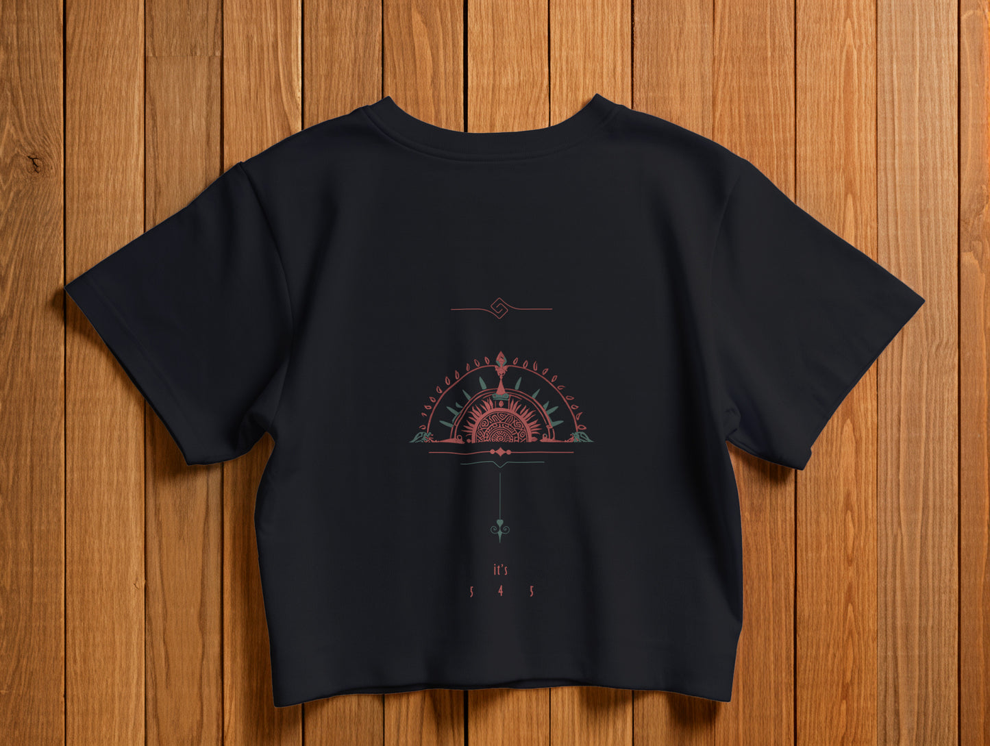 Sun it's 545 Crop Size T-Shirt (Tişört) (Renk: 5 Farklı Renk) (545CRP0005)