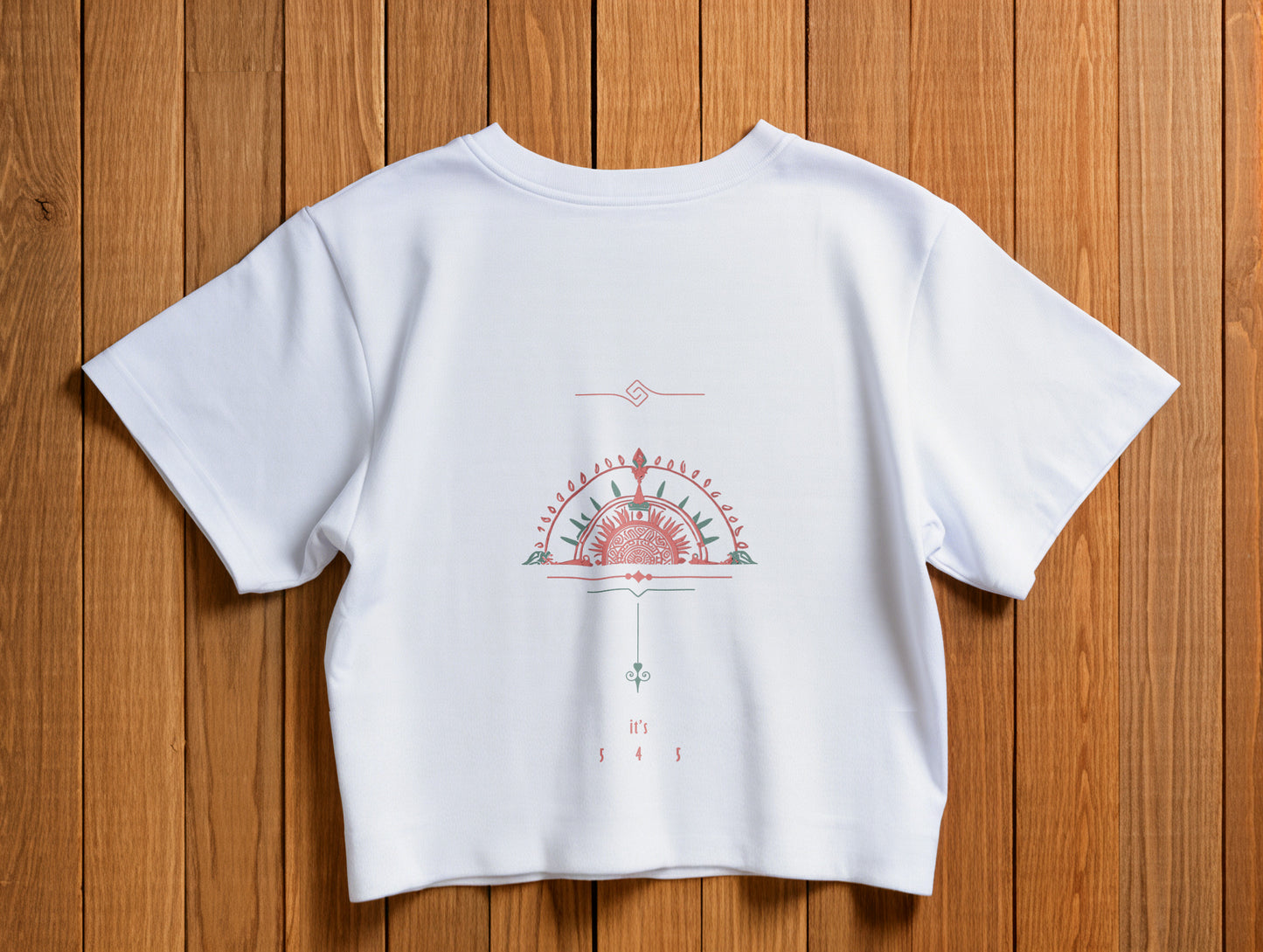 Sun it's 545 Crop Size T-Shirt (Tişört) (Renk: 5 Farklı Renk) (545CRP0005)