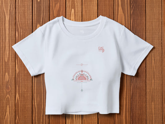 Sun it's 545 Crop Size T-Shirt (Tişört) (Renk: 5 Farklı Renk) (545CRP0005)