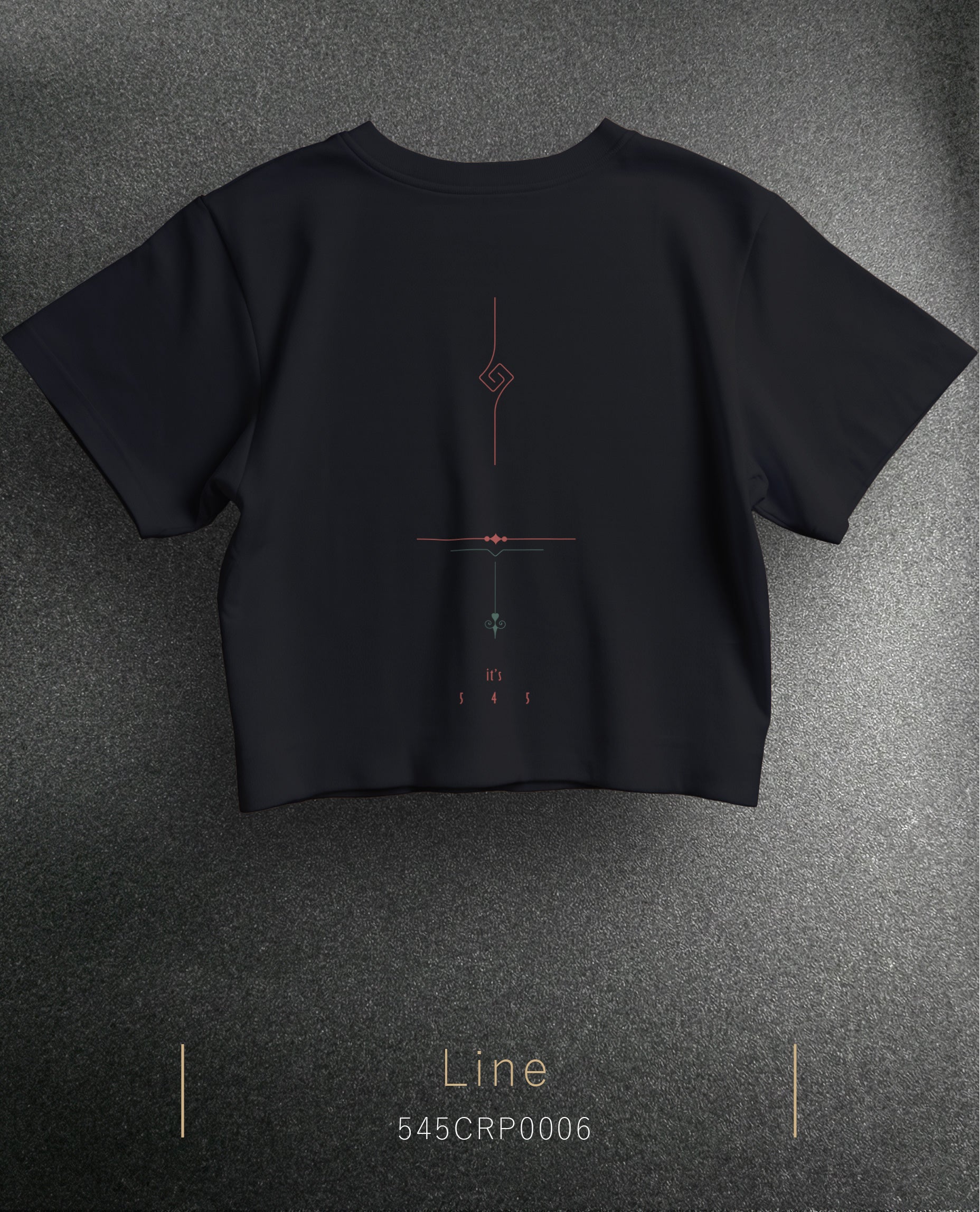 Line Crop Size T-Shirt (Tişört) 5 Renk