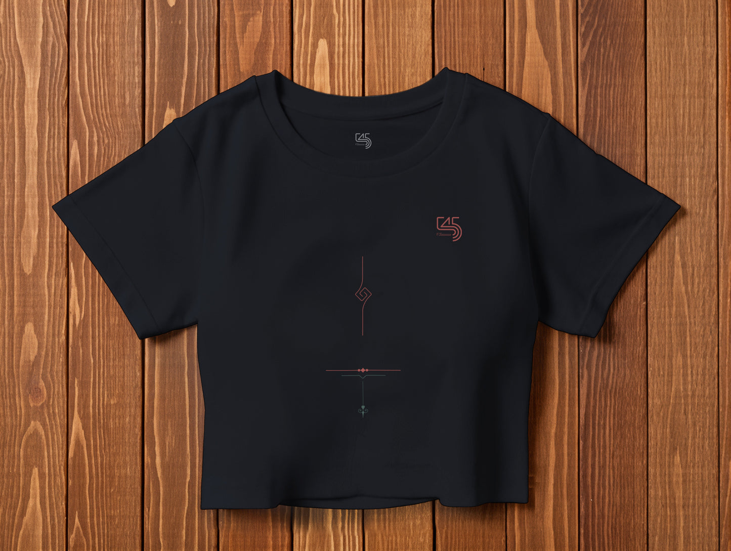 Line it's 545 Crop Size T-Shirt (Tişört) (Renk: 5 Farklı Renk) (545CRP0006)