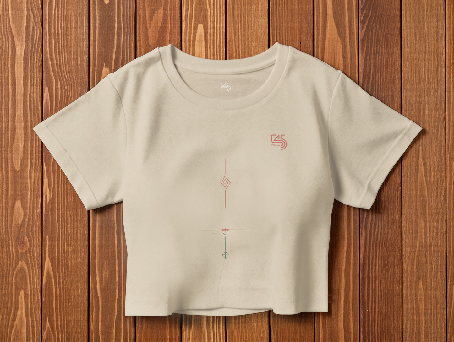 Line it's 545 Crop Size T-Shirt (Tişört) (Renk: 5 Farklı Renk) (545CRP0006)