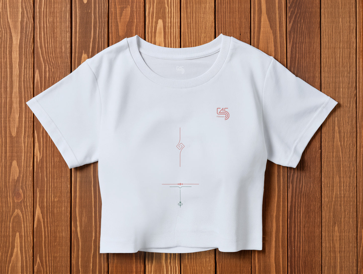 Line it's 545 Crop Size T-Shirt (Tişört) (Renk: 5 Farklı Renk) (545CRP0006)