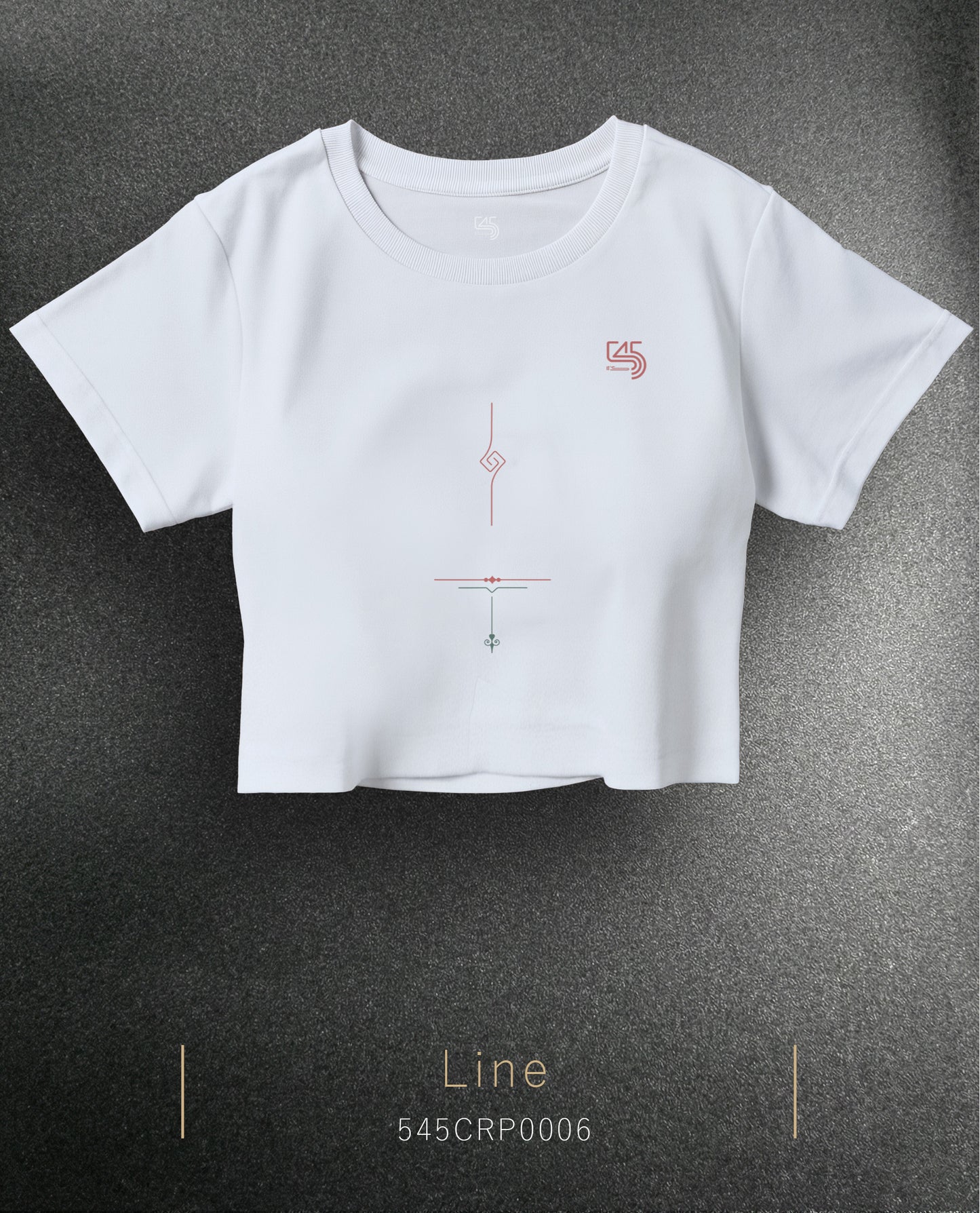 Line Crop Size T-Shirt (Tişört) 5 Renk