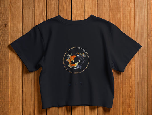 Koi it's 545 Crop Size T-Shirt (Tişört) (Renk: 5 Farklı Renk) (545CRP0007)