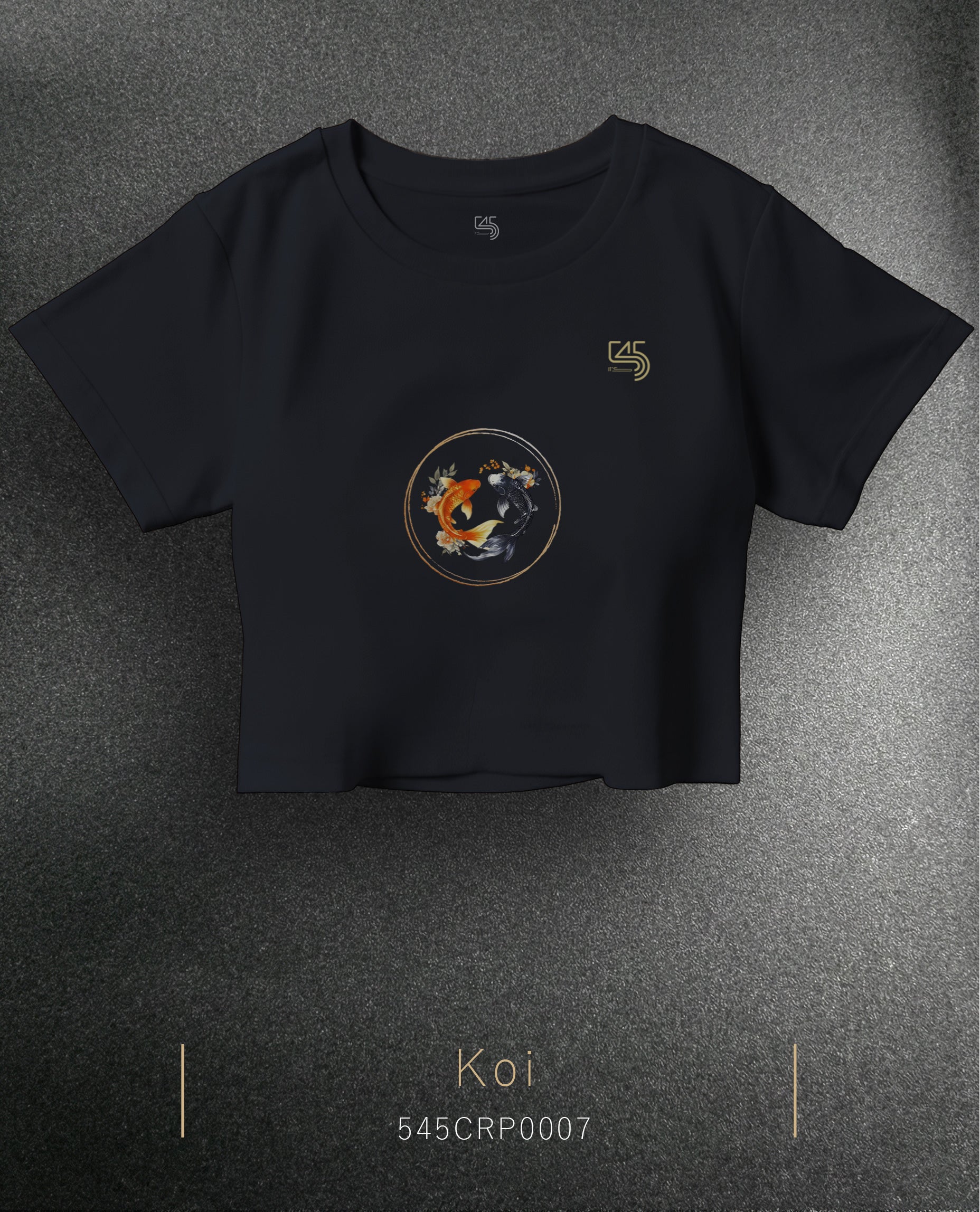 Koi Crop Size T-Shirt (Tişört) 5 Renk