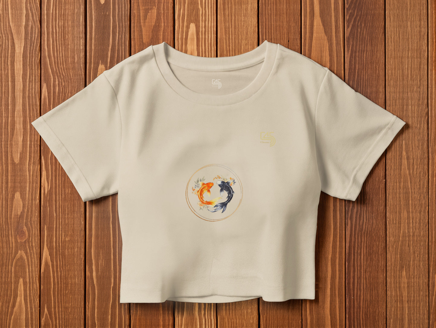 Koi it's 545 Crop Size T-Shirt (Tişört) (Renk: 5 Farklı Renk) (545CRP0007)