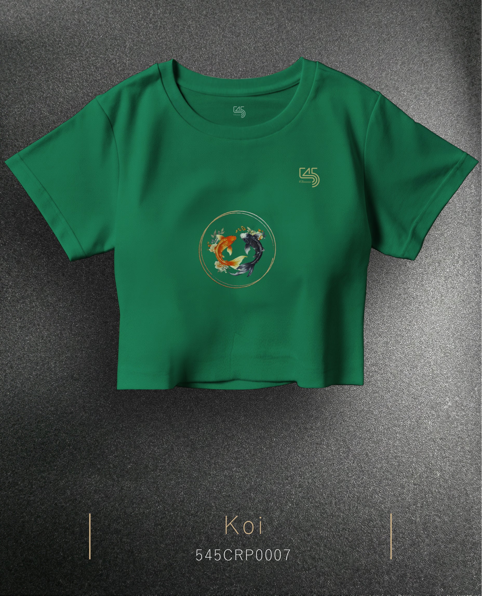 Koi Crop Size T-Shirt (Tişört) 5 Renk