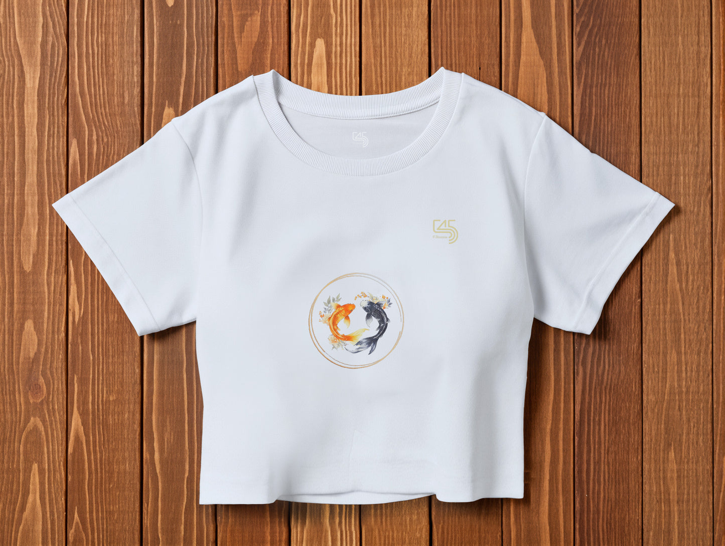 Koi it's 545 Crop Size T-Shirt (Tişört) (Renk: 5 Farklı Renk) (545CRP0007)