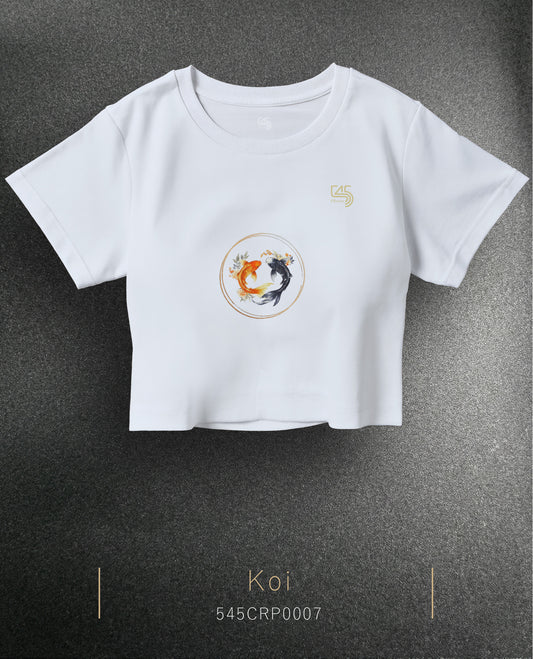 Koi Crop Size T-Shirt (Tişört) 5 Renk