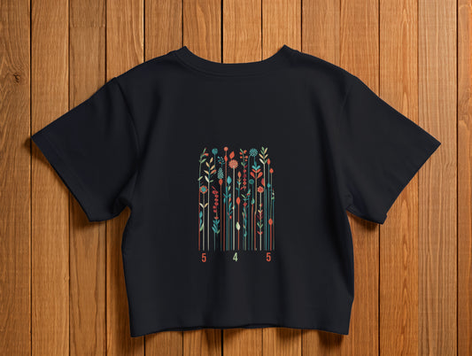 The Colors it's 545 Crop Size T-Shirt (Tişört) (Renk: 5 Farklı Renk) (545CRP0008)