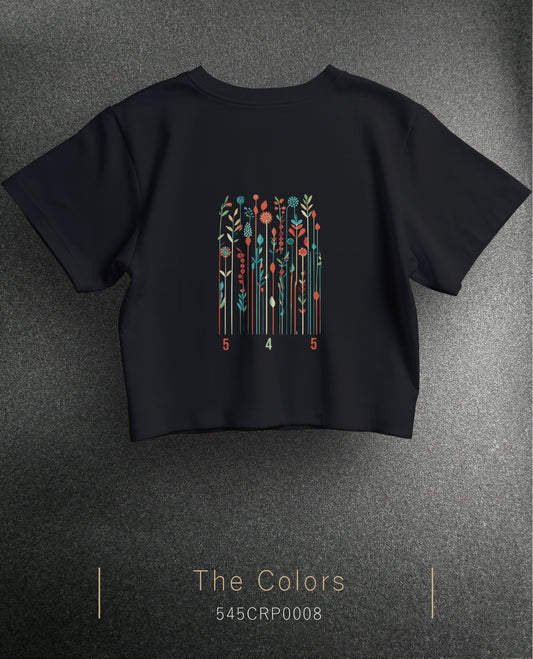 The Colors Crop Size T-Shirt (Tişört) 5 Renk