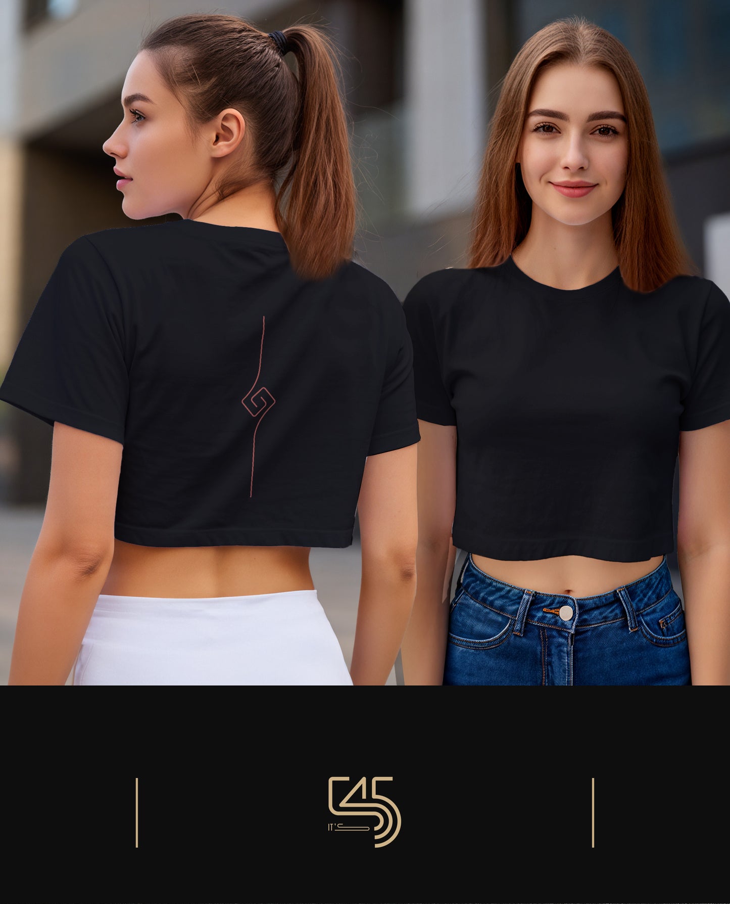 Twin Soul Crop Size T-Shirt (Tişört) 5 Renk