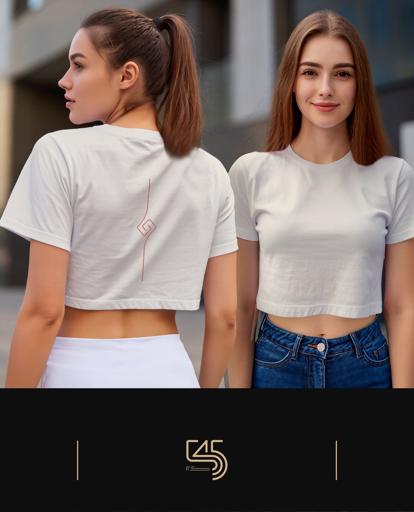 Twin Soul Crop Size T-Shirt (Tişört) 5 Renk