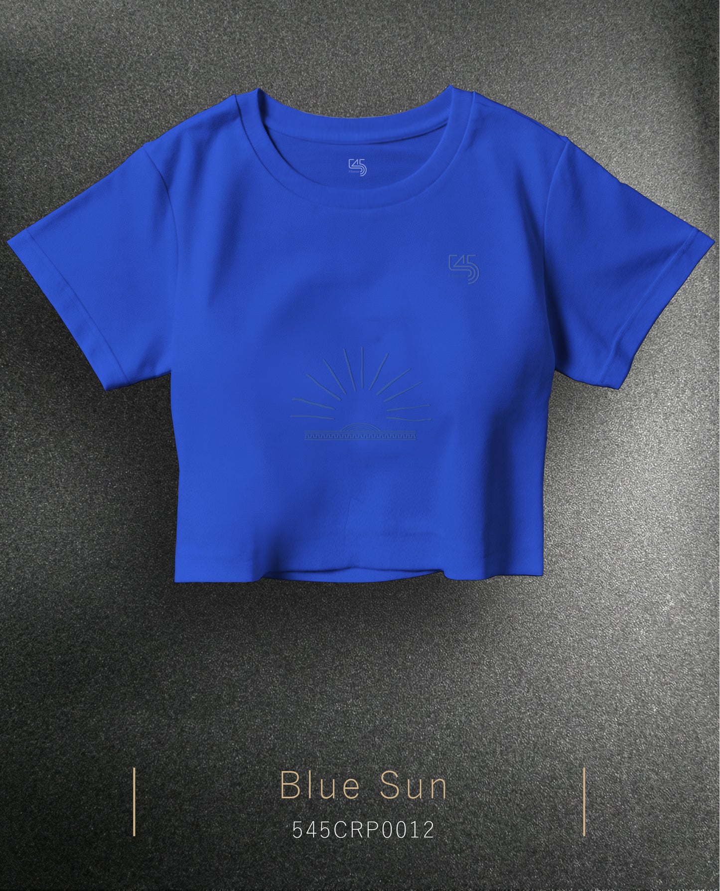 Blue Sun Crop Size T-Shirt (Tişört) 5 Renk