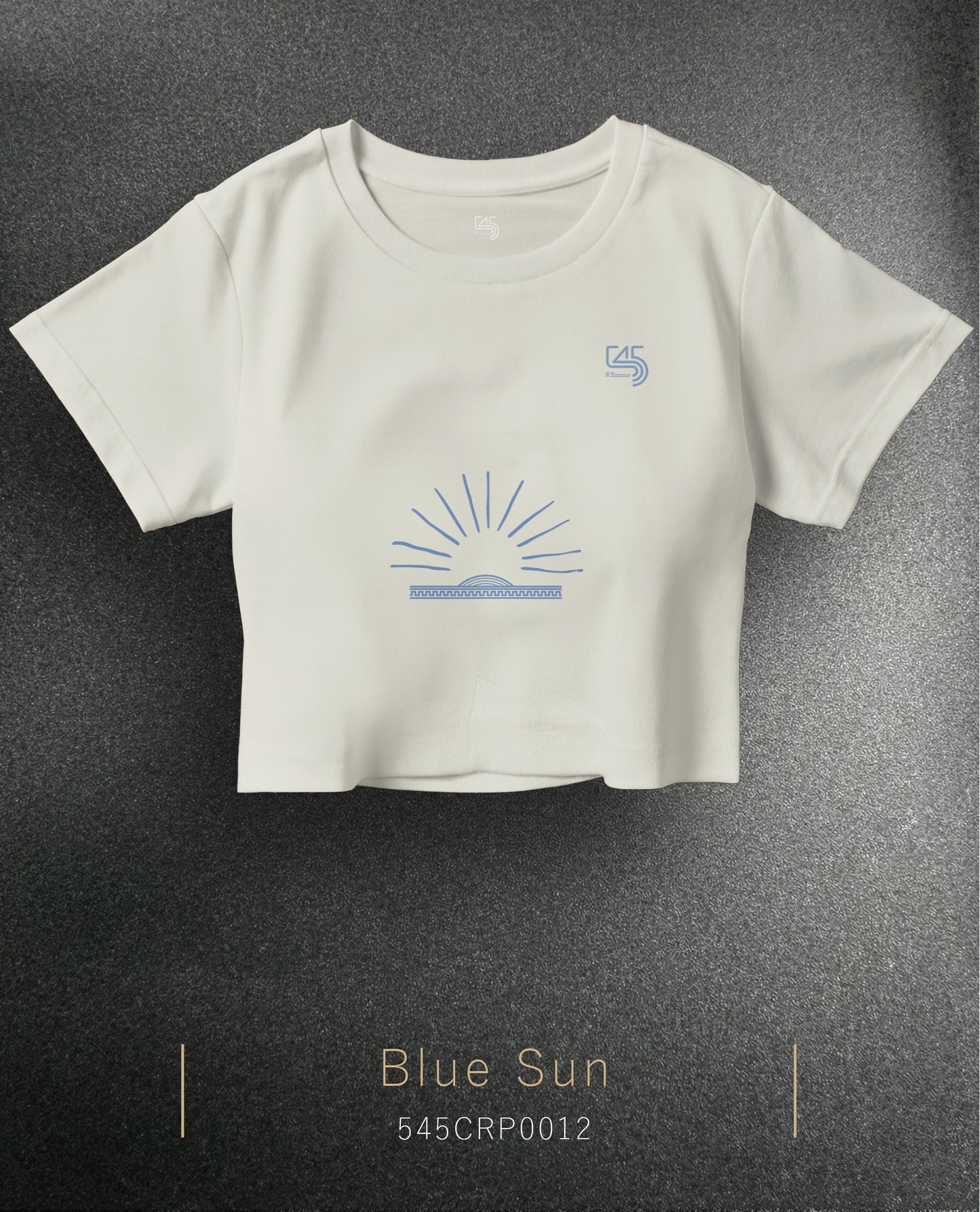 Blue Sun Crop Size T-Shirt (Tişört) 5 Renk