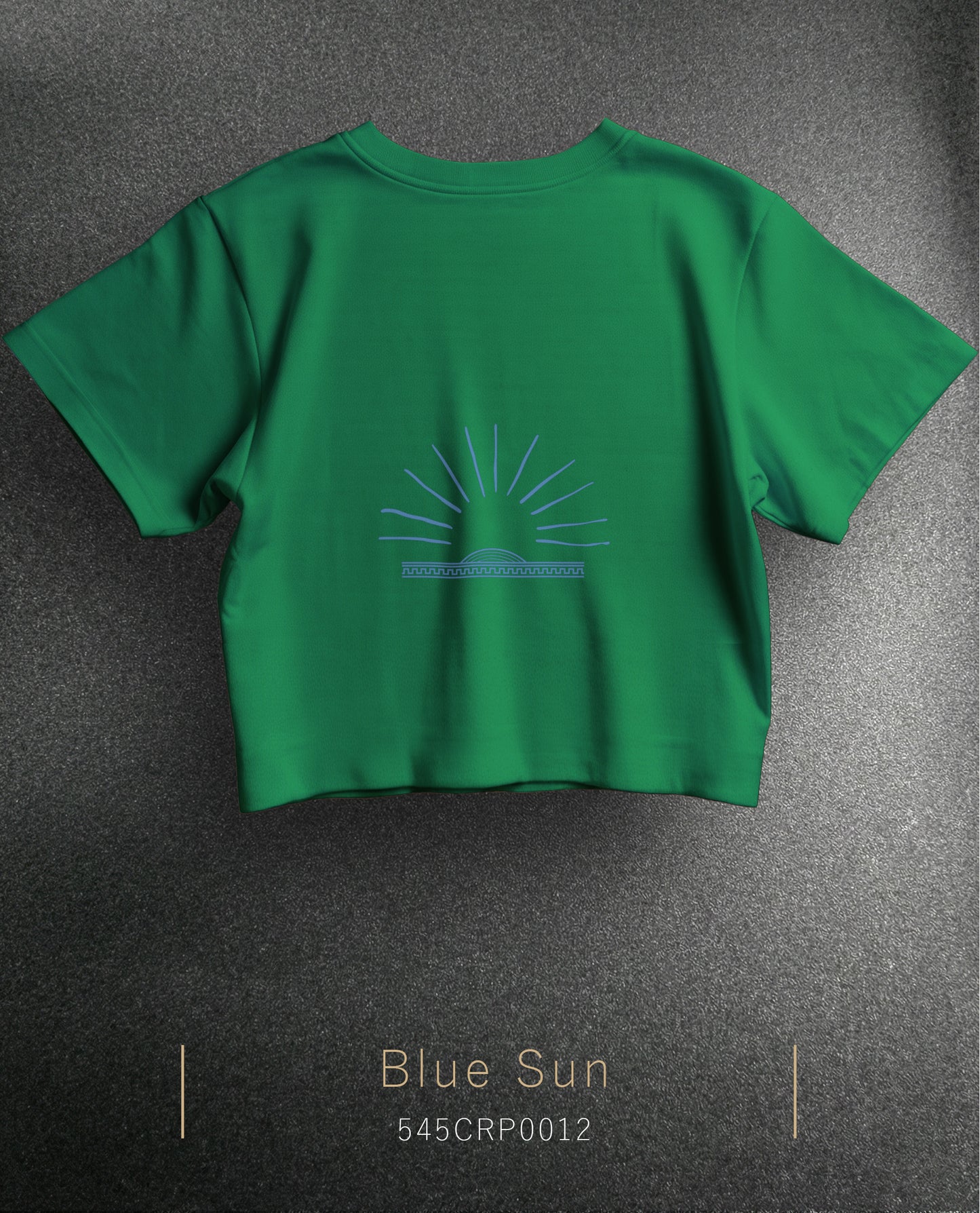 Blue Sun Crop Size T-Shirt (Tişört) 5 Renk