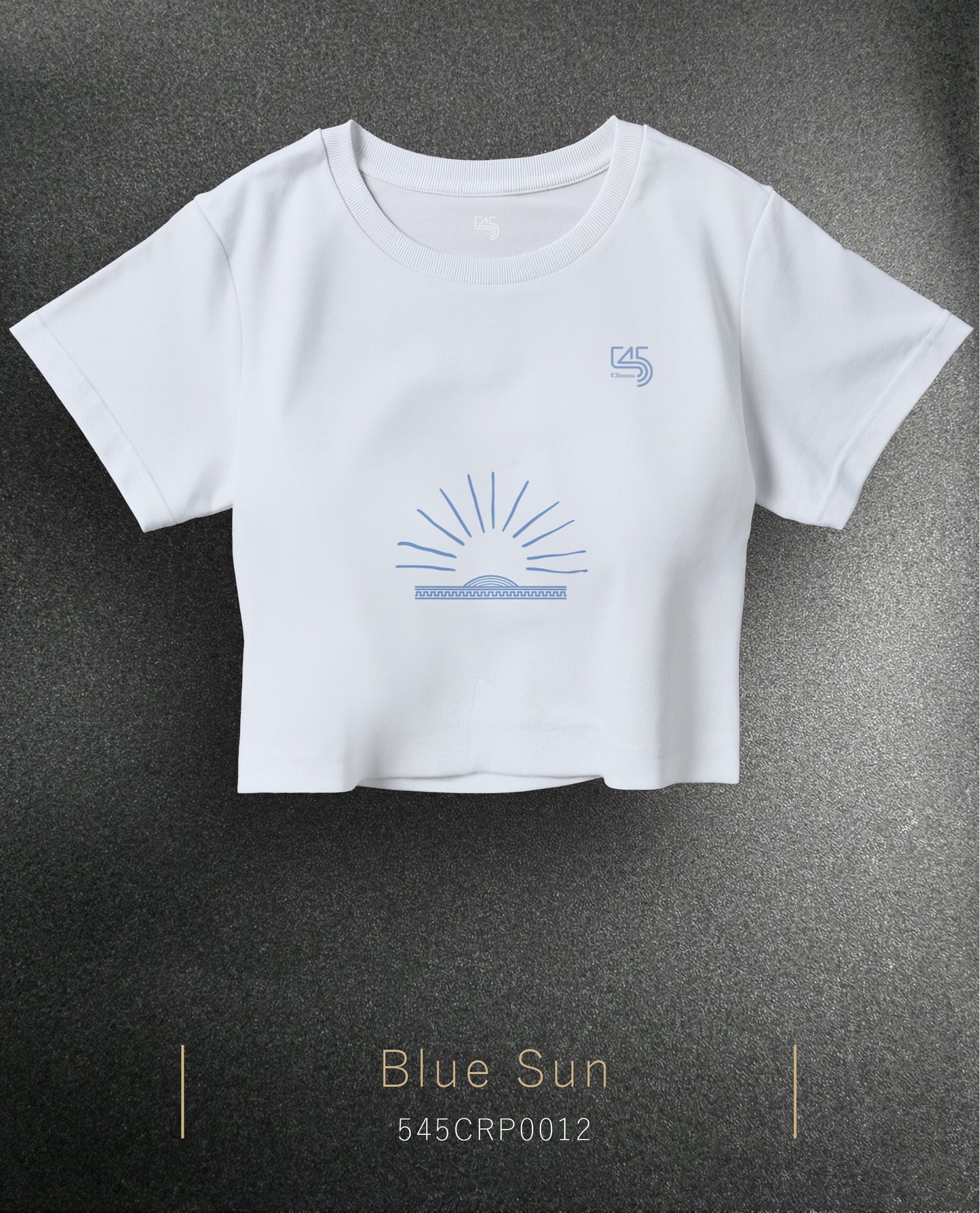 Blue Sun Crop Size T-Shirt (Tişört) 5 Renk