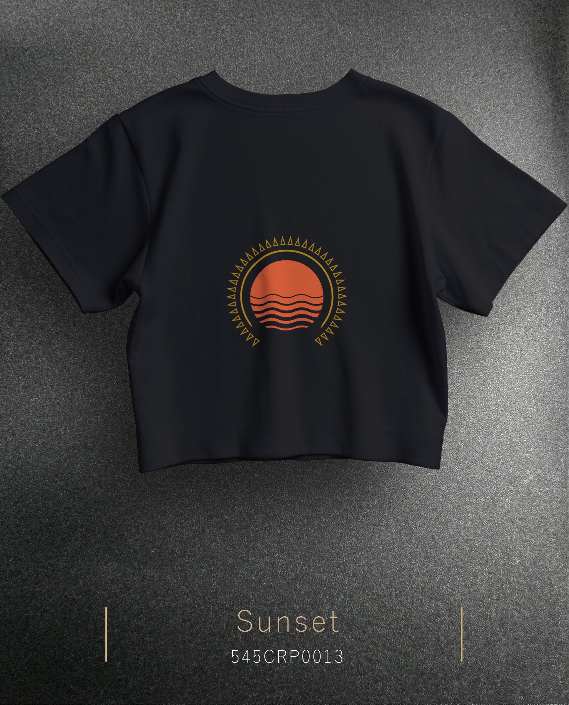 Sunset Crop Size T-Shirt (Tişört) 5 Renk