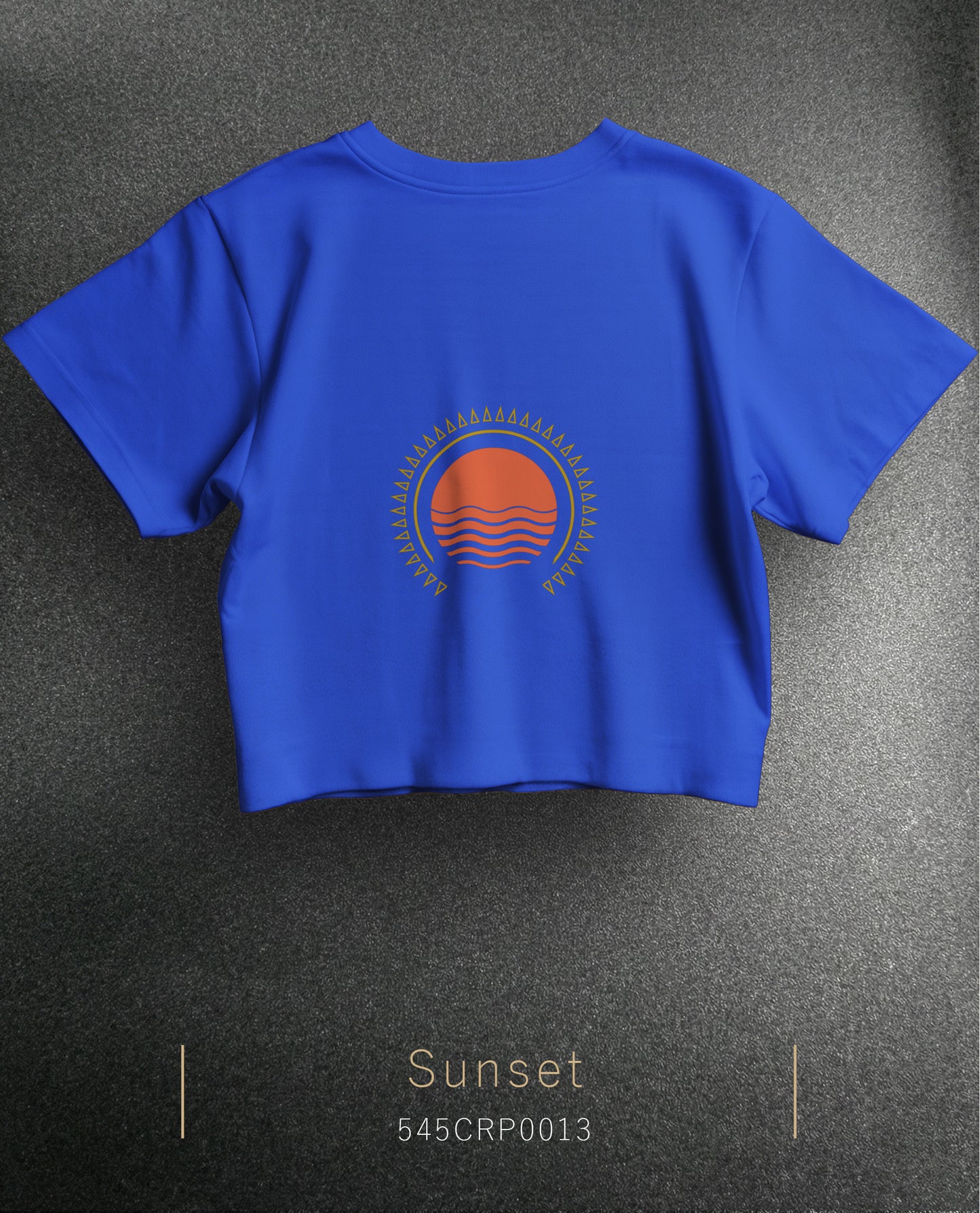 Sunset Crop Size T-Shirt (Tişört) 5 Renk