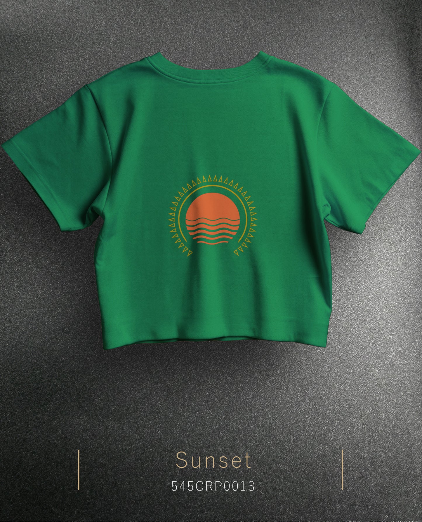 Sunset Crop Size T-Shirt (Tişört) 5 Renk