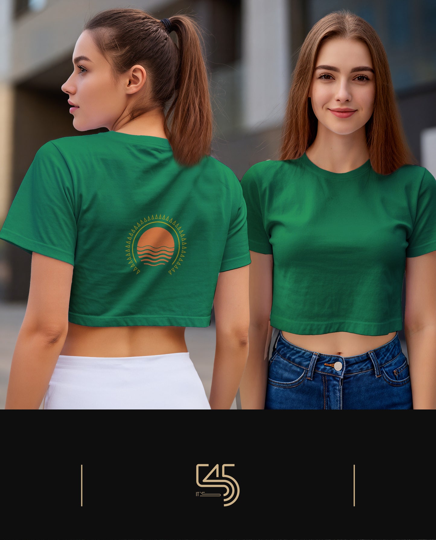 Sunset Crop Size T-Shirt (Tişört) 5 Renk