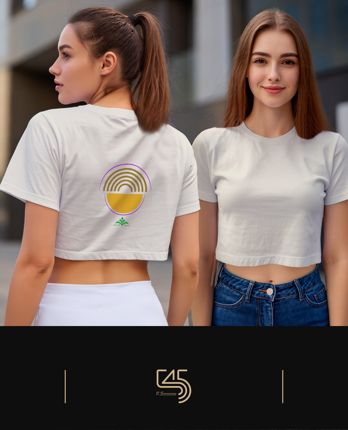 Sunrise Crop Size T-Shirt (Tişört) 5 Renk