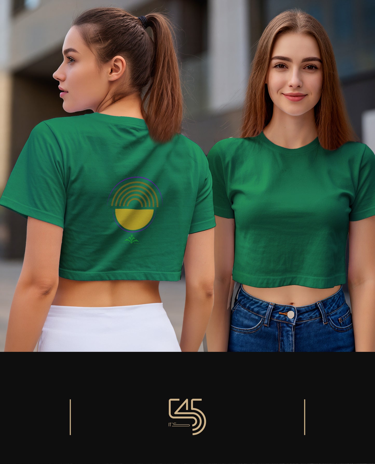 Sunrise Crop Size T-Shirt (Tişört) 5 Renk