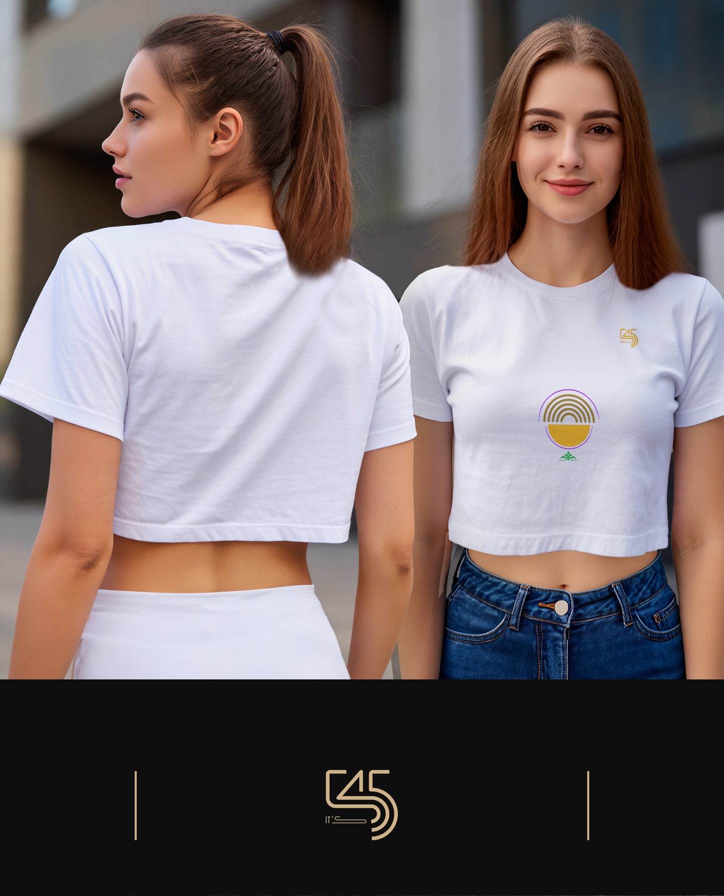 Sunrise Crop Size T-Shirt (Tişört) 5 Renk