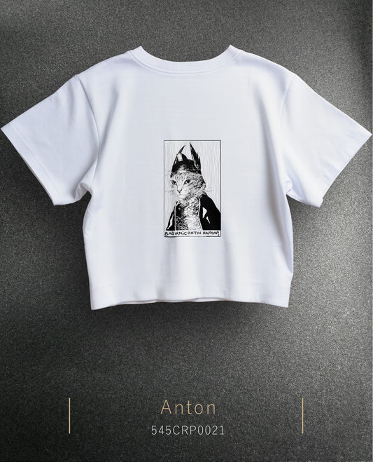 The Cat Anton Crop Size T-Shirt (Tişört) 5 Renk