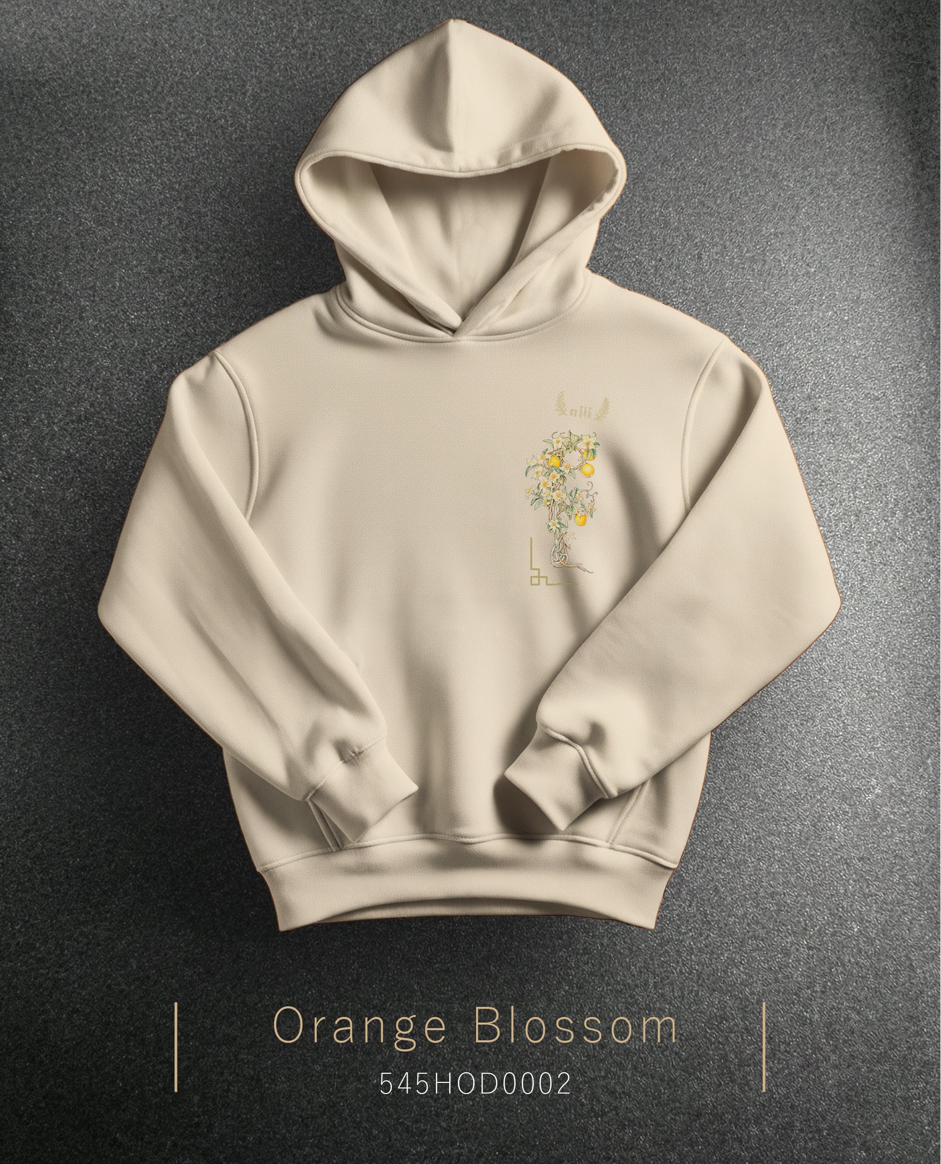 Orange Blossom Hoodie (Kapüşonlu Sweatshirt) (2 Renk)