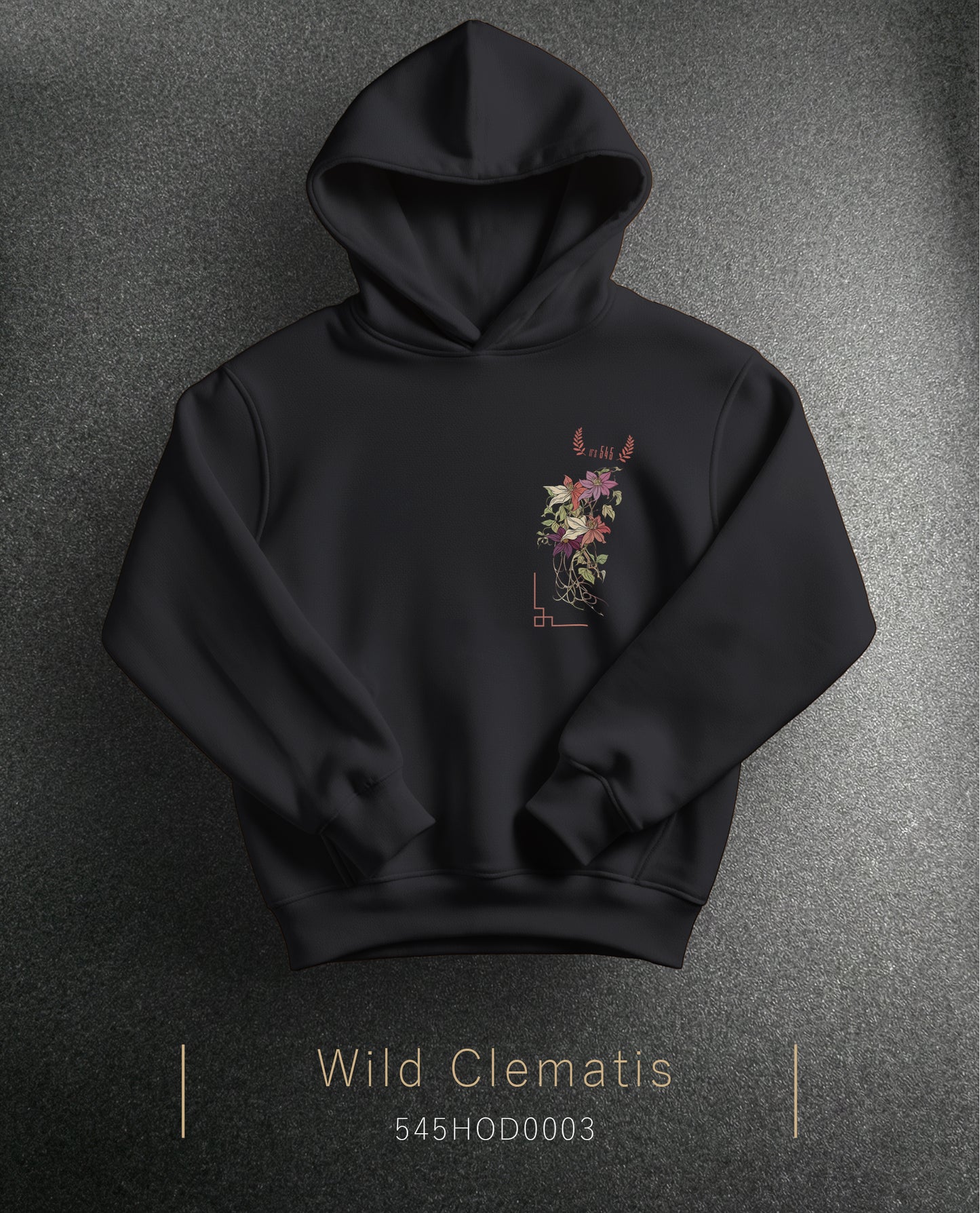 Wild Clematis Hoodie (Kapüşonlu Sweatshirt) (2 Renk)