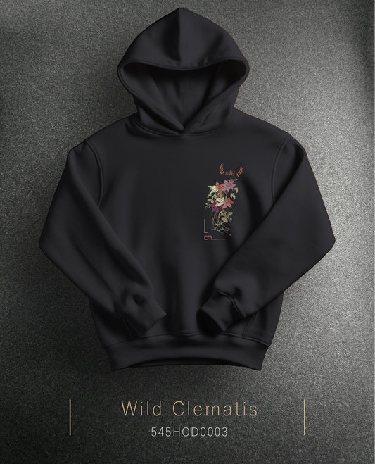 Wild Clematis Hoodie (Kapüşonlu Sweatshirt) (2 Renk)