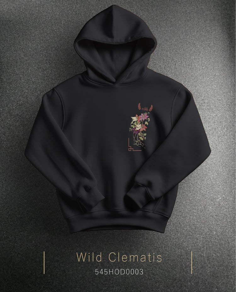 Wild Clematis Hoodie (Kapüşonlu Sweatshirt) (2 Renk)
