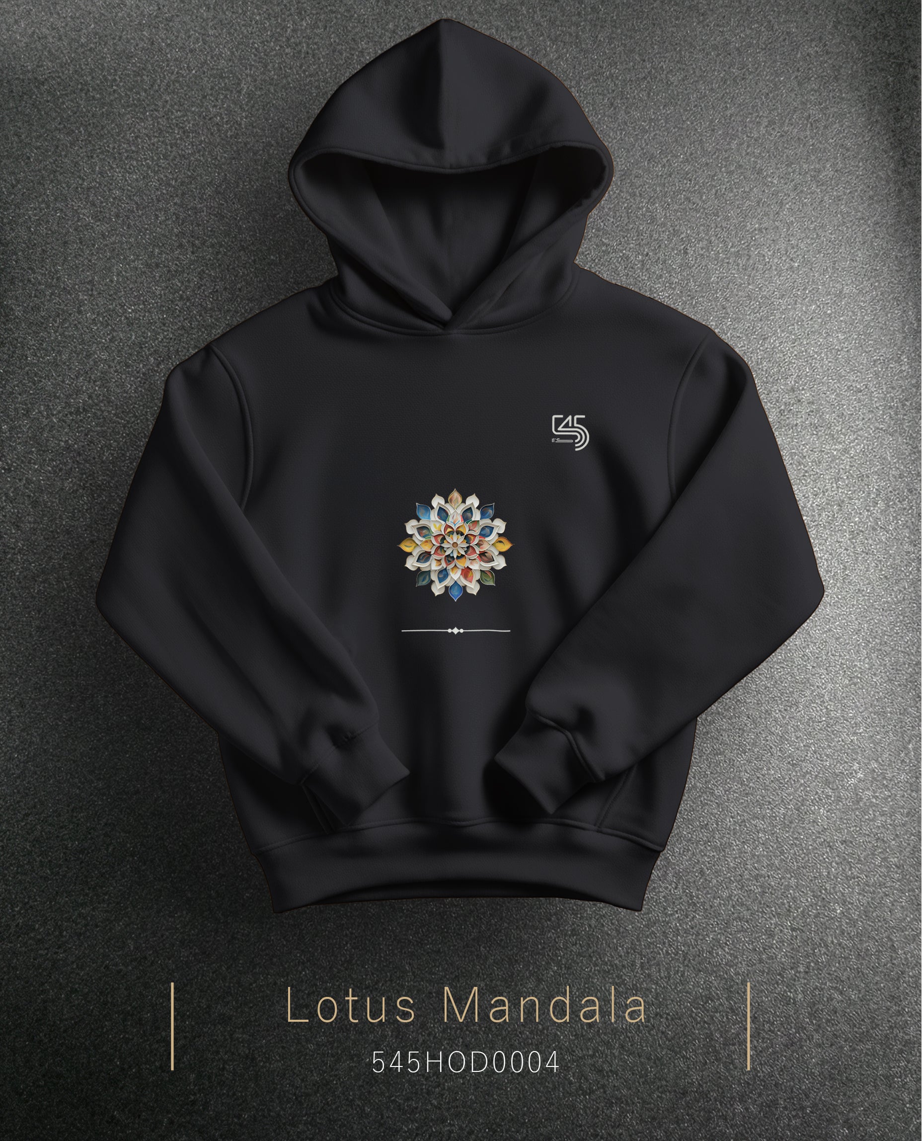 Lotus Mandala Hoodie (Kapüşonlu Sweatshirt) (2 Renk)