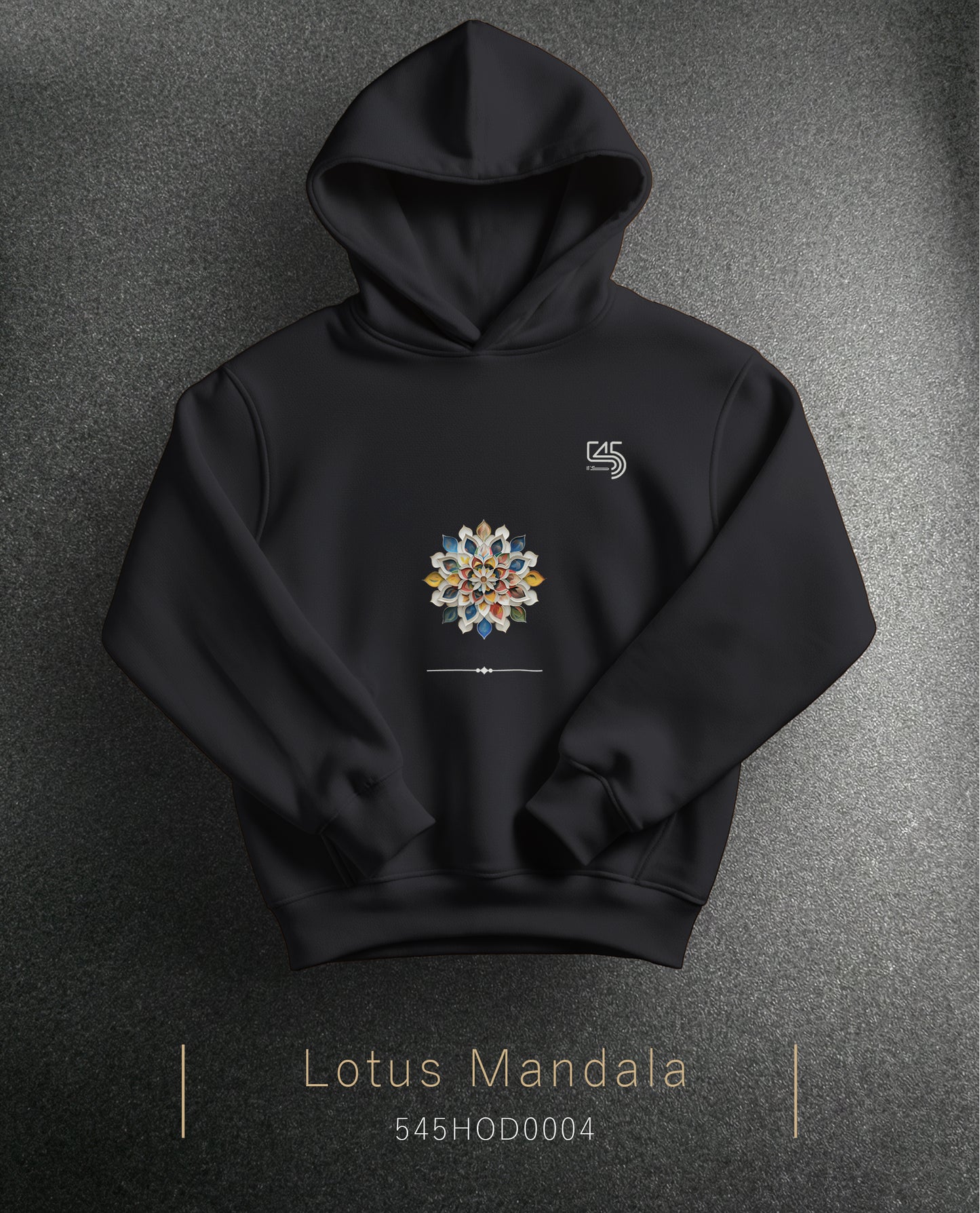 Lotus Mandala Hoodie (Kapüşonlu Sweatshirt) (2 Renk)