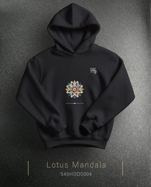 Lotus Mandala Hoodie (Kapüşonlu Sweatshirt) (2 Renk)