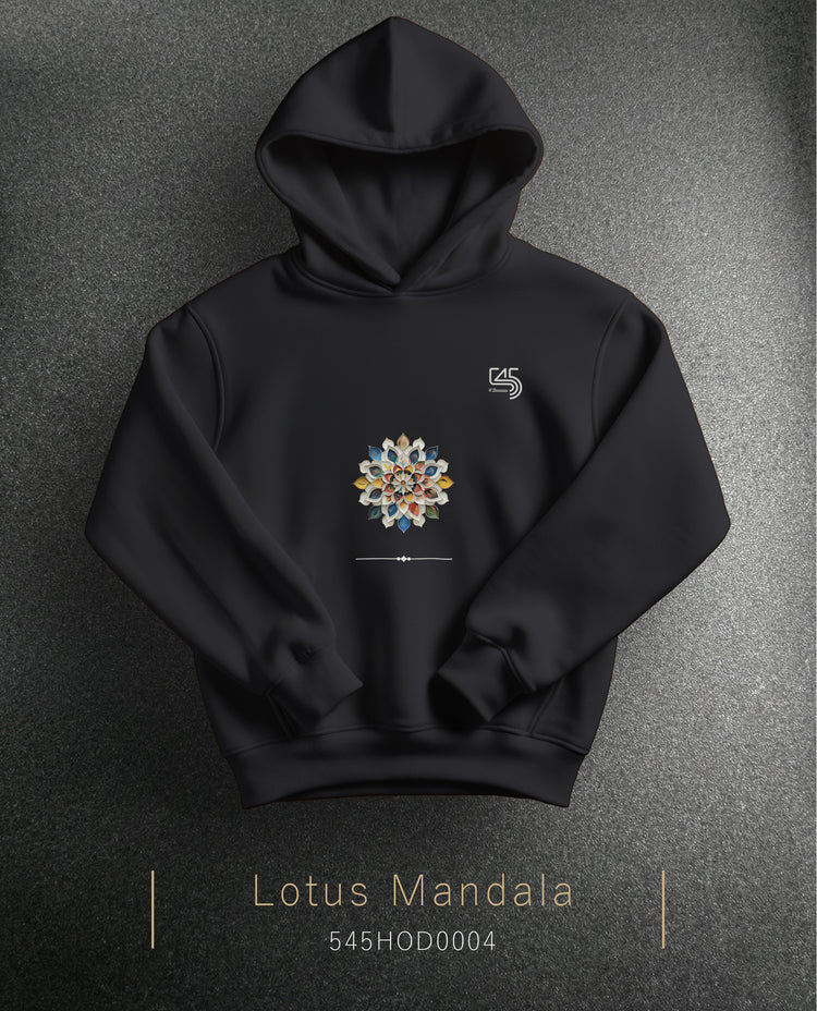 Lotus Mandala Hoodie (Kapüşonlu Sweatshirt) (2 Renk)