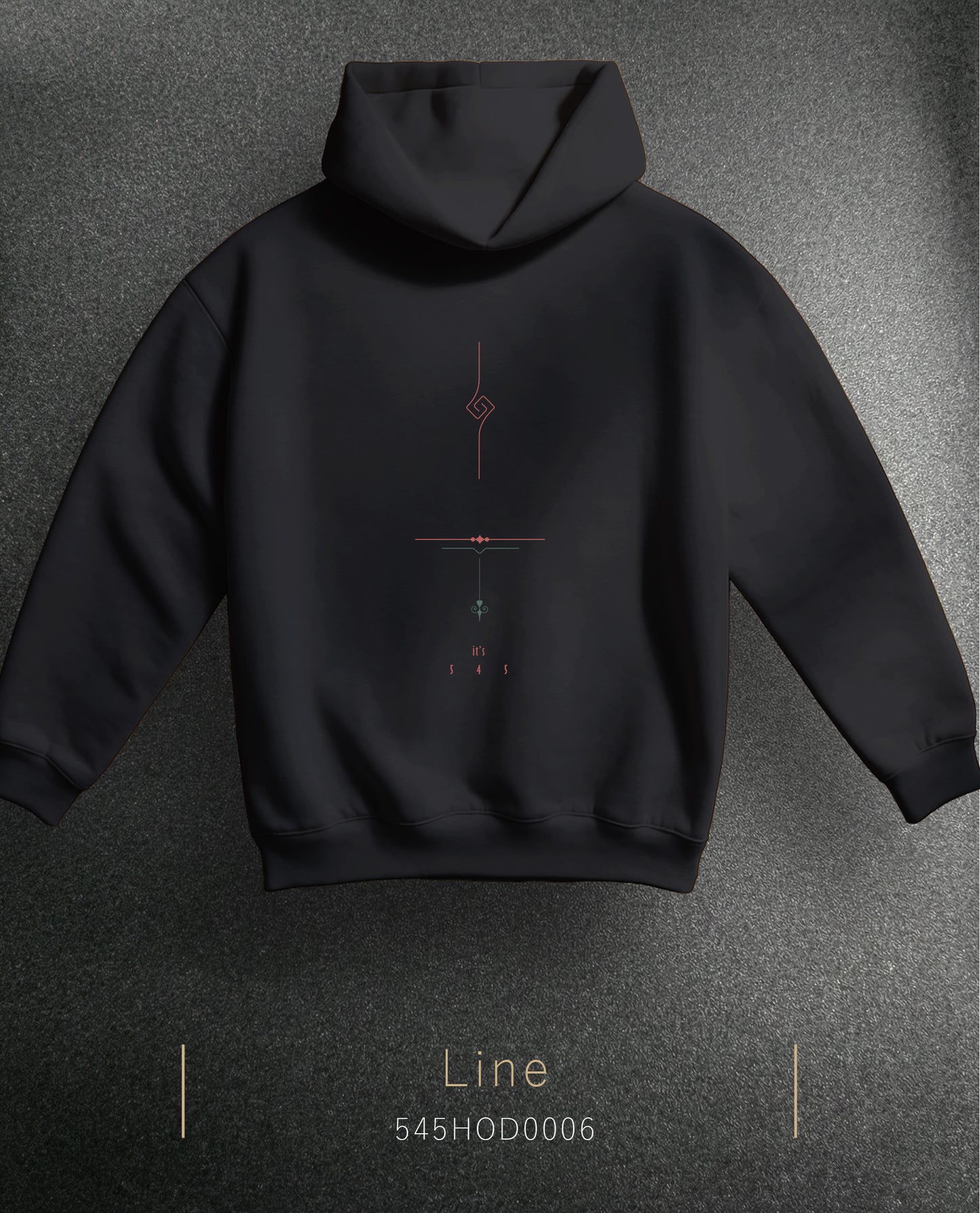 Line Hoodie (Kapüşonlu Sweatshirt) (2 Renk)