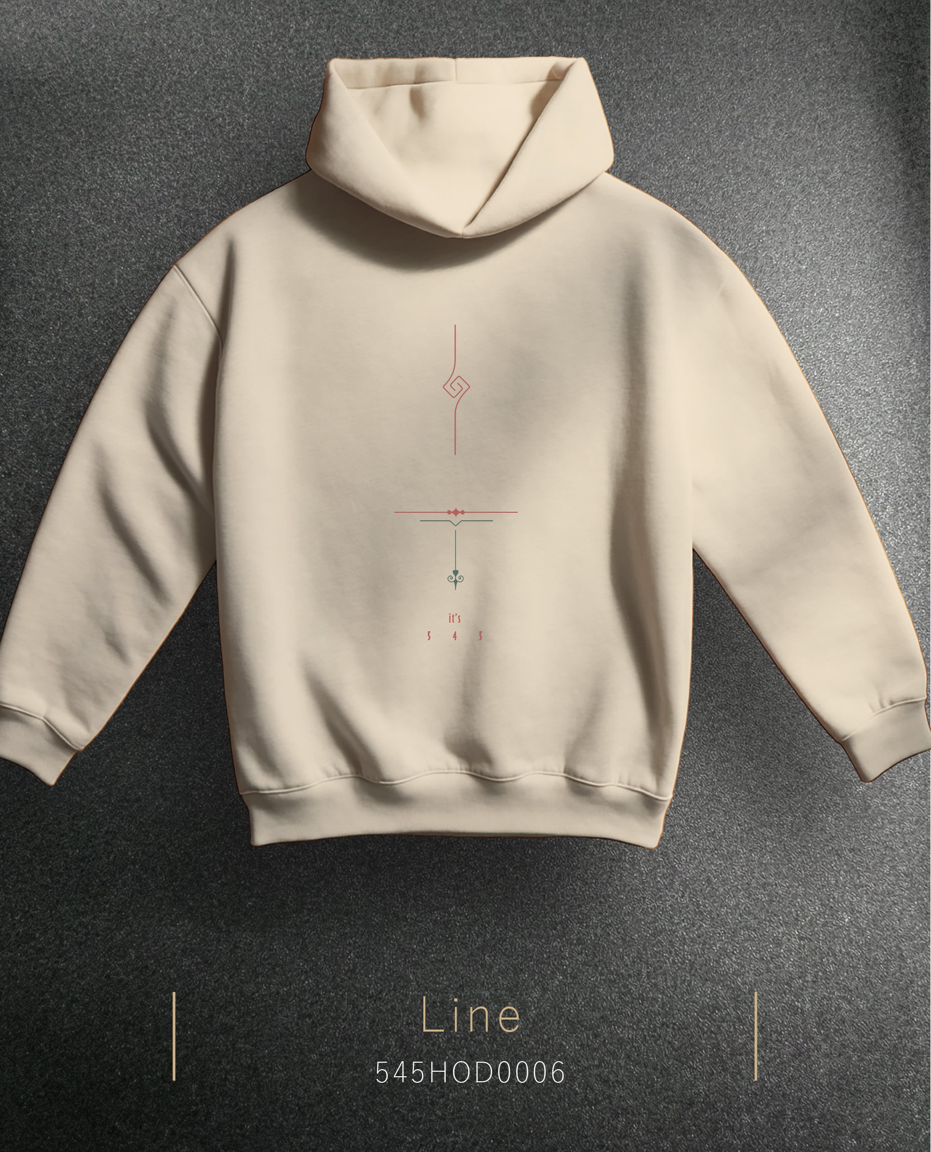Line Hoodie (Kapüşonlu Sweatshirt) (2 Renk)